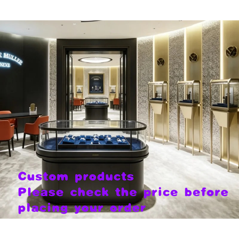 Luxury Watch Boutique - Custom Luxury Curved Watch Display Cabinet,