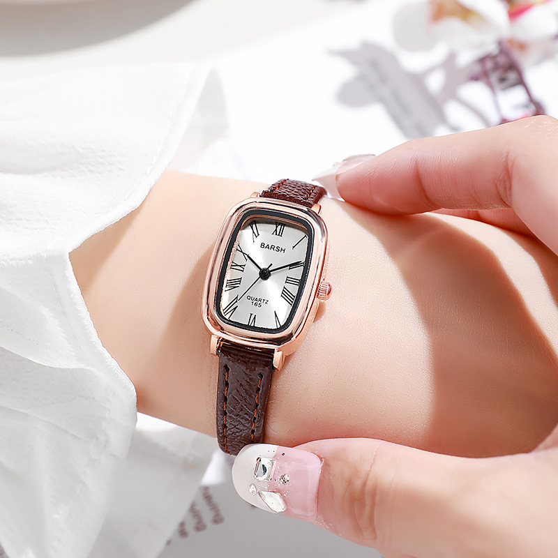 Luxury Watch Leather Strap - Moda relógio de quartzo feminino vintage