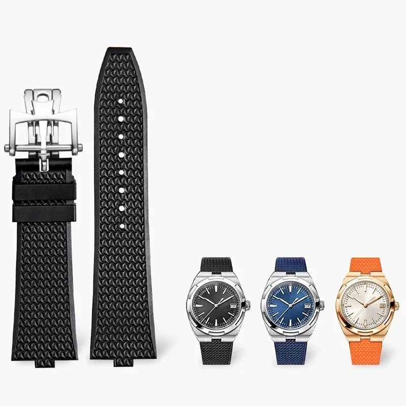 Luxury Watch Constantine - Pulseira de borracha de flúor fkm