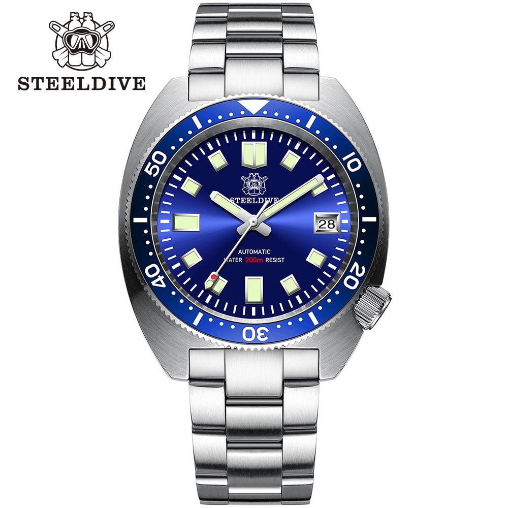 Diver Watch 300M - Steeldive 42mm fino abalone sd1977 vidro