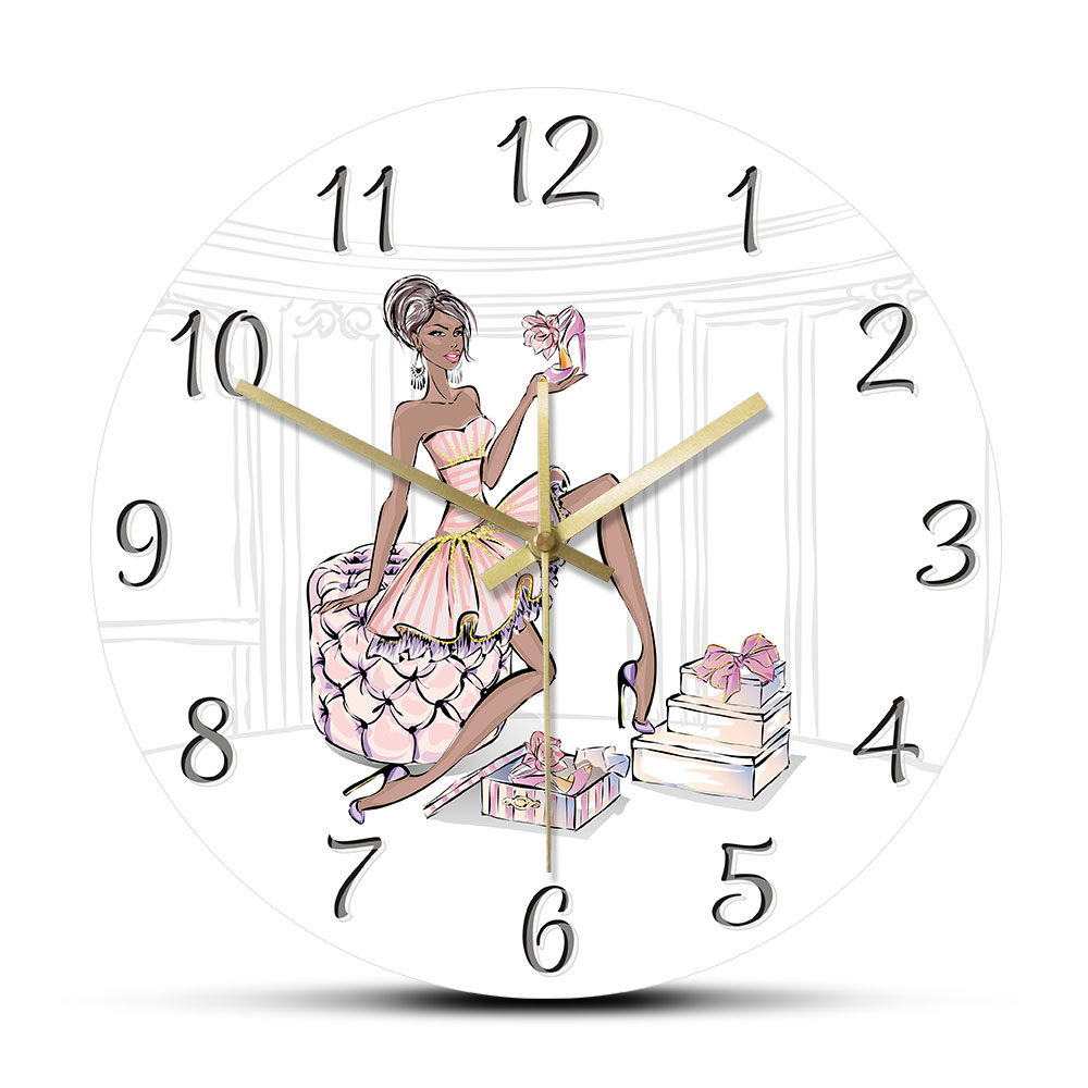 Luxury Watch Boutique - Moda menina com sapatos de salto