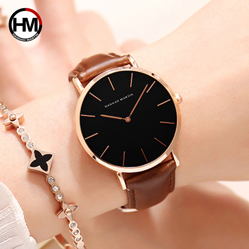 Luxury Watch Leather Strap - Hannah martin quente nova ms moda