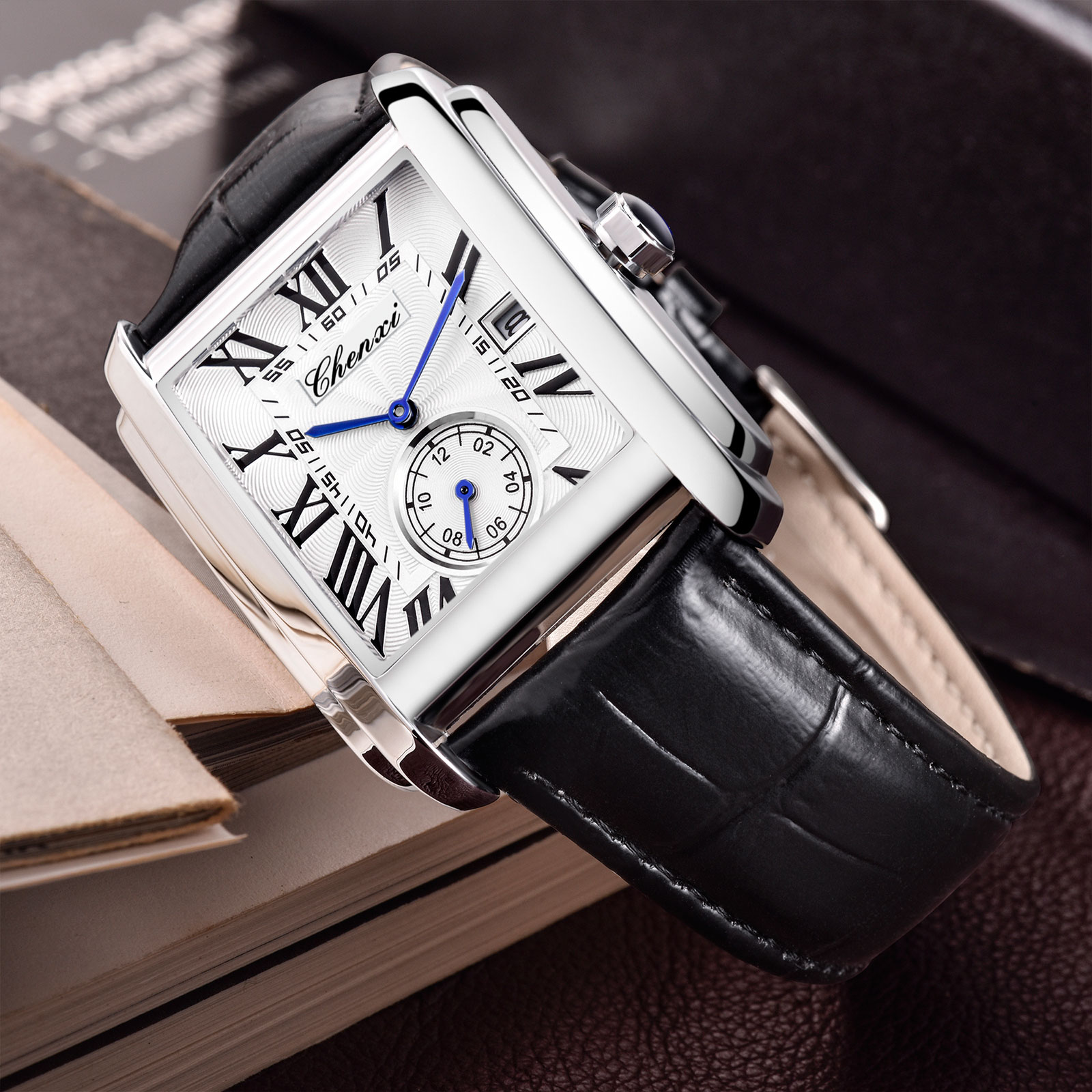 Chenxi 8216 nova moda menino c - Luxury Watch Holder For Men avaliação e preço