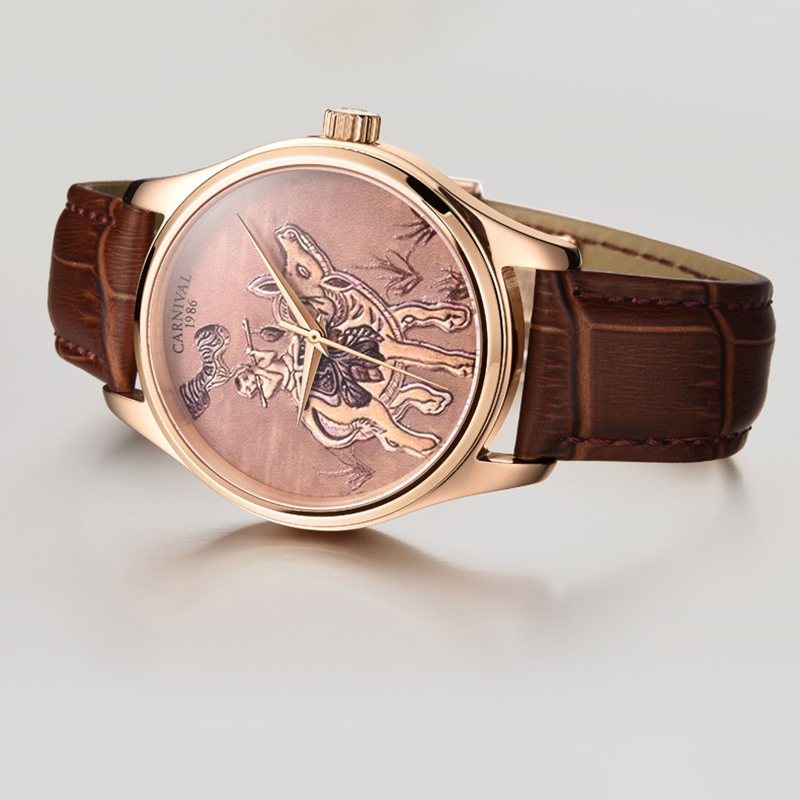 Carnaval marca moda zodíaco bo - Zodiac Luxury Watch avaliação e preço