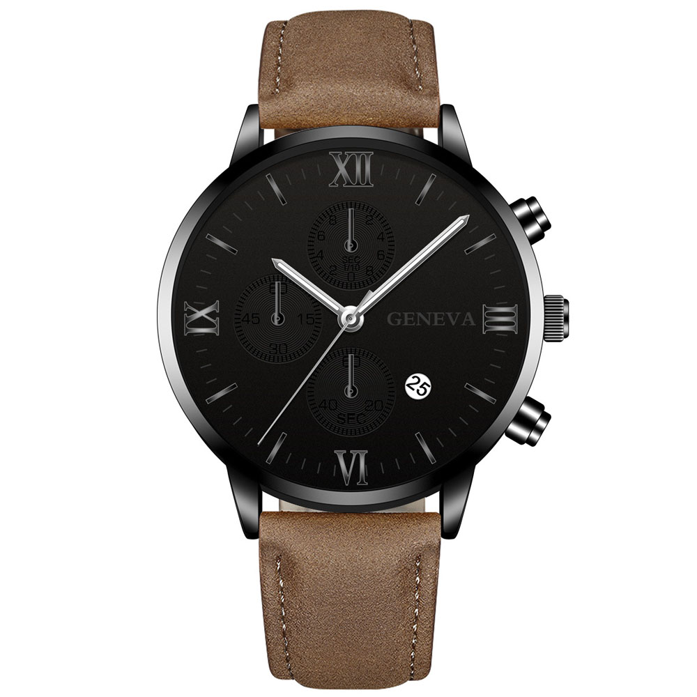 Genebra moda masculina data li - Luxury Watch Holder For Men avaliação e preço