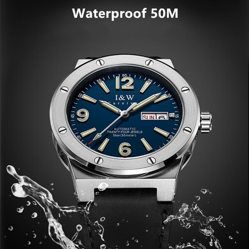 Carnaval iw relógio mecânico p - Diver Watch 300M avaliação e preço