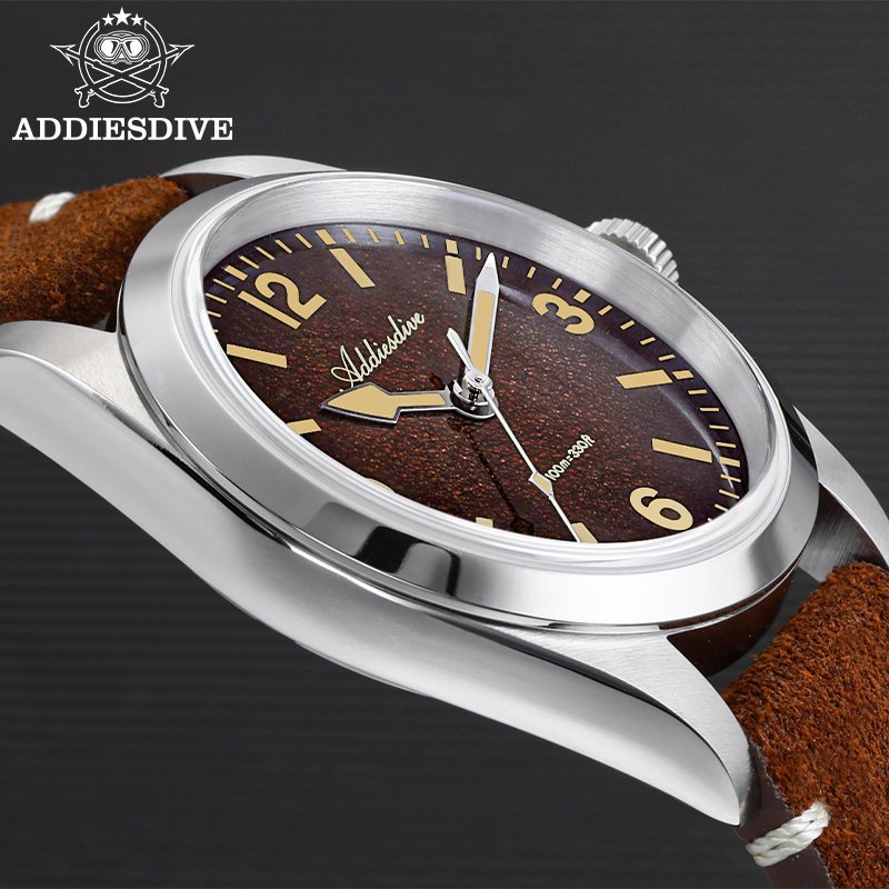ADDIESDIVE 36MM 200M Relógios  - Luxury Watch Leather Strap avaliação e preço