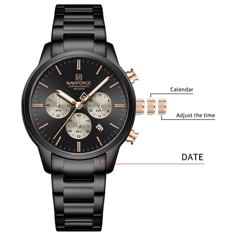 Relógio Cronógrafo de Quartzo  - Luxury Watch Gift Box avaliação e preço