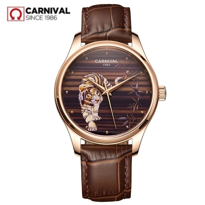 CARNIVAL-Relógio mecânico masc - Zodiac Luxury Watch avaliação e preço