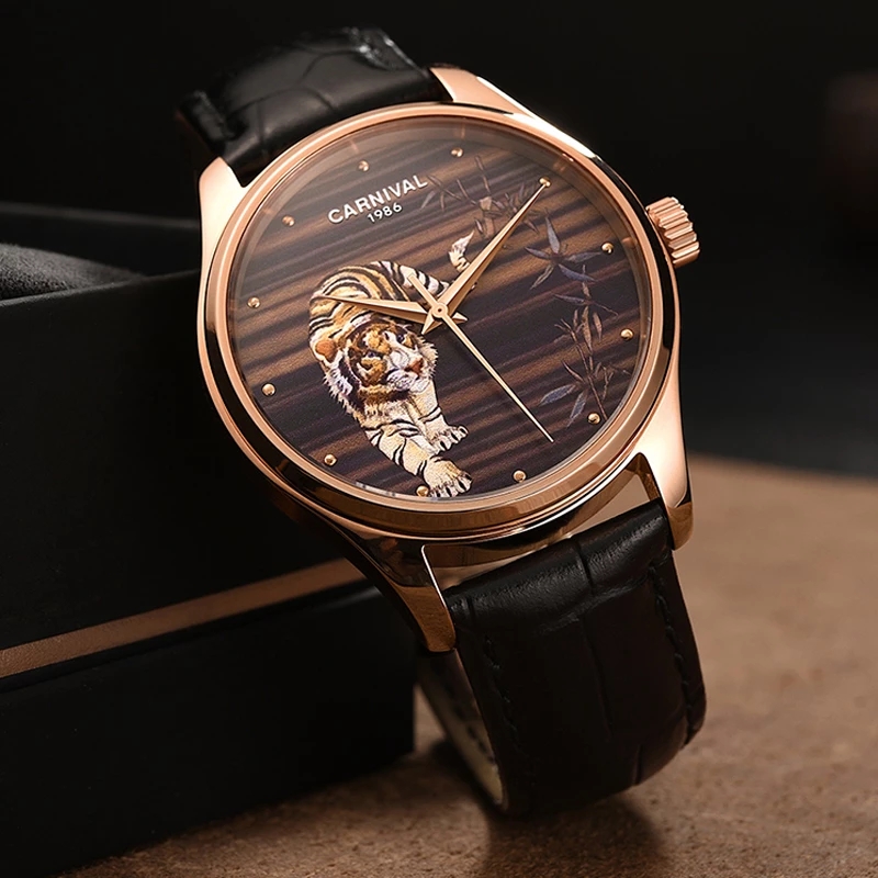 CARNIVAL-Relógio mecânico masc - Zodiac Luxury Watch avaliação e preço