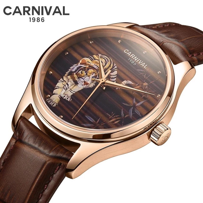 CARNIVAL-Relógio mecânico masc - Zodiac Luxury Watch avaliação e preço
