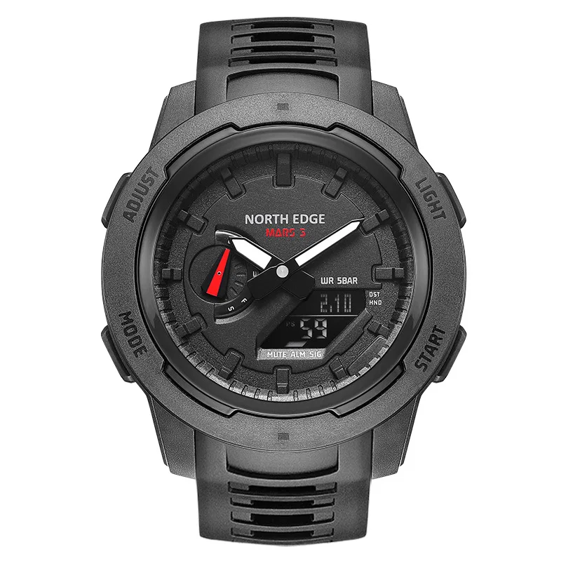 NORTH EDGE Mars 3 Relógio mili - Diver Watch 300M avaliação e preço