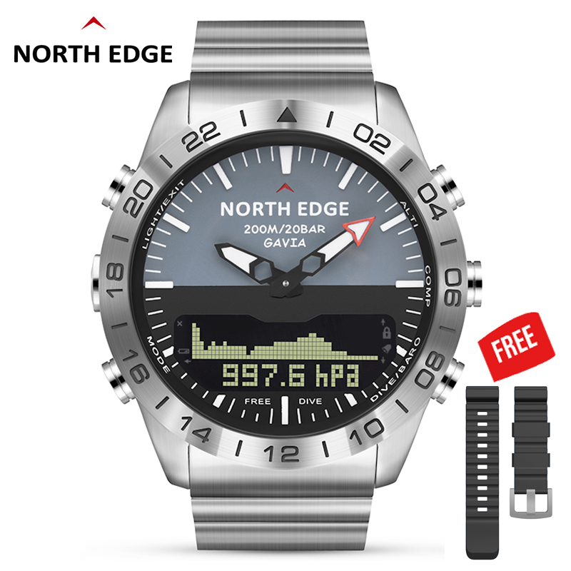 Homens Dive Sports Digital rel - Diver Watch 300M avaliação e preço