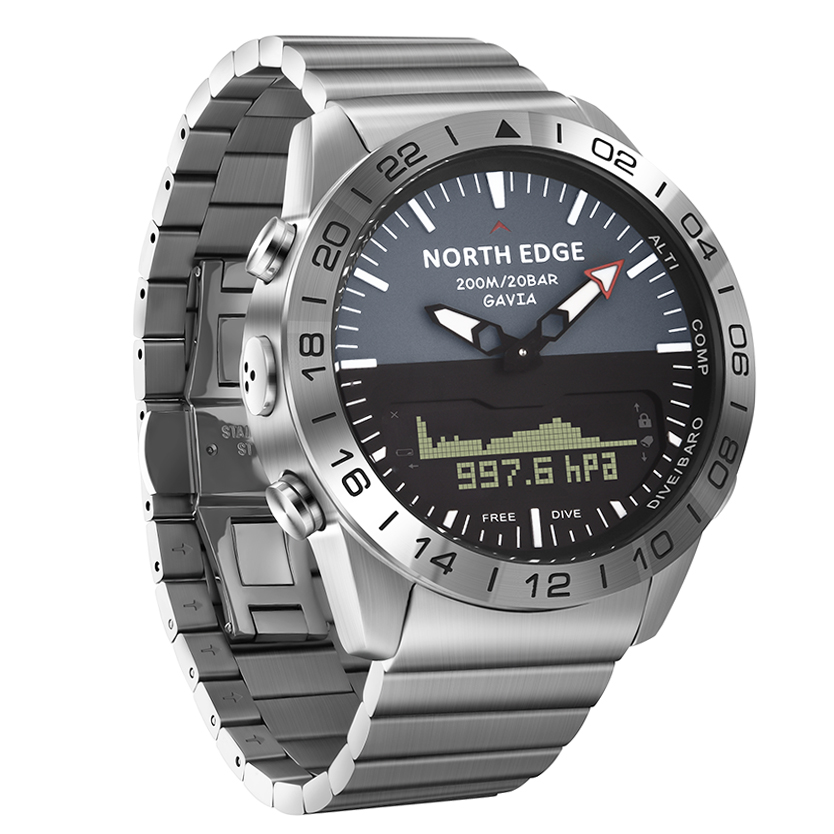Homens Dive Sports Digital rel - Diver Watch 300M avaliação e preço
