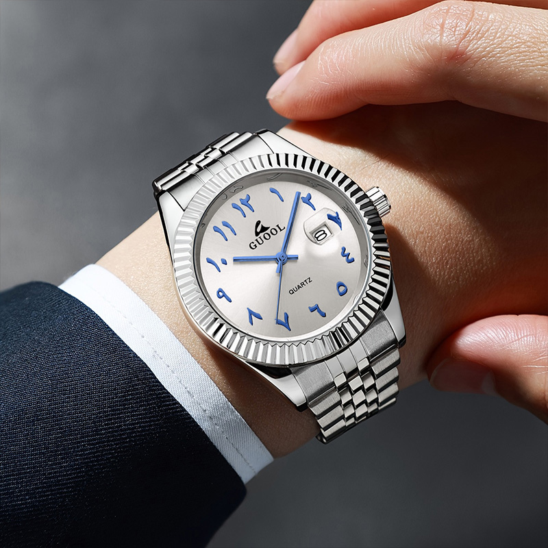 Novo Relógio Masculino de Aço  - Luxury Watch Arabic avaliação e preço