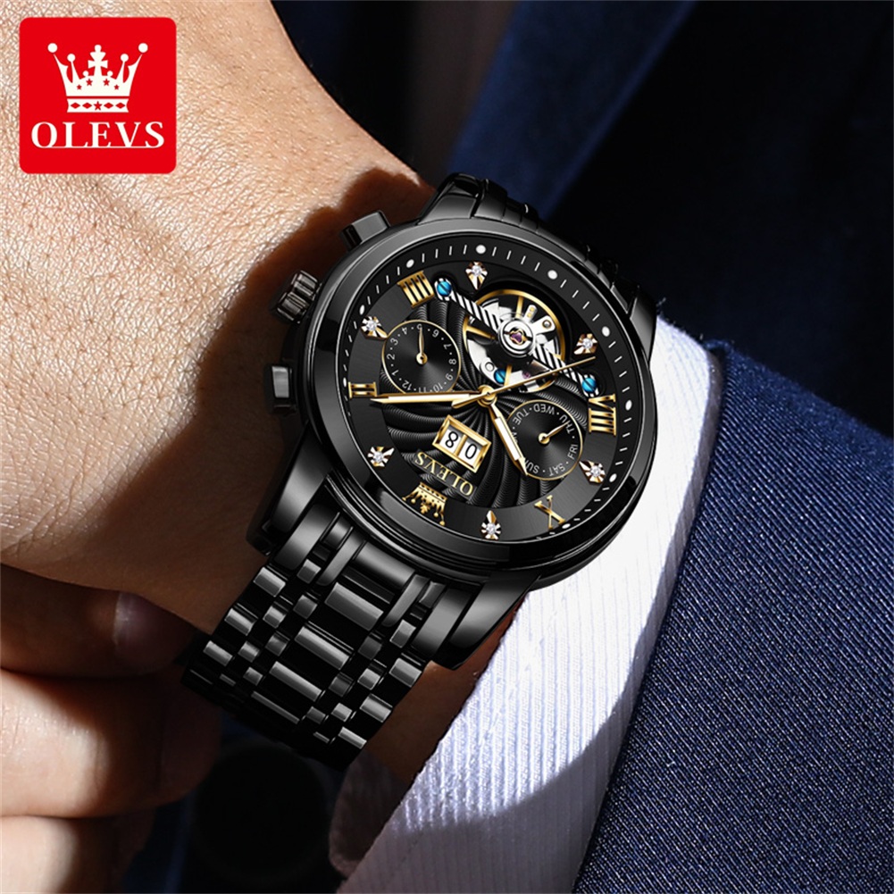 Olevs relógios masculinos clás - Luxury Watch Arabic avaliação e preço
