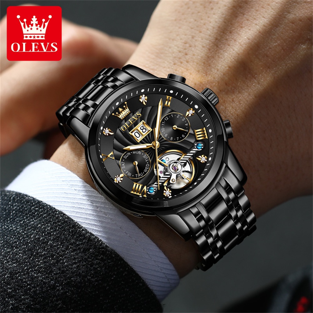Olevs relógios masculinos clás - Luxury Watch Arabic avaliação e preço