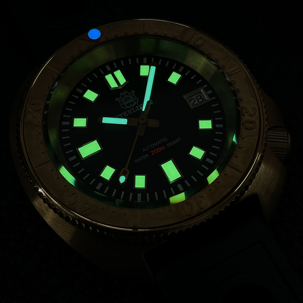 STEELDIVE Men Bronze Dive Watc - Diver Watch 300M avaliação e preço