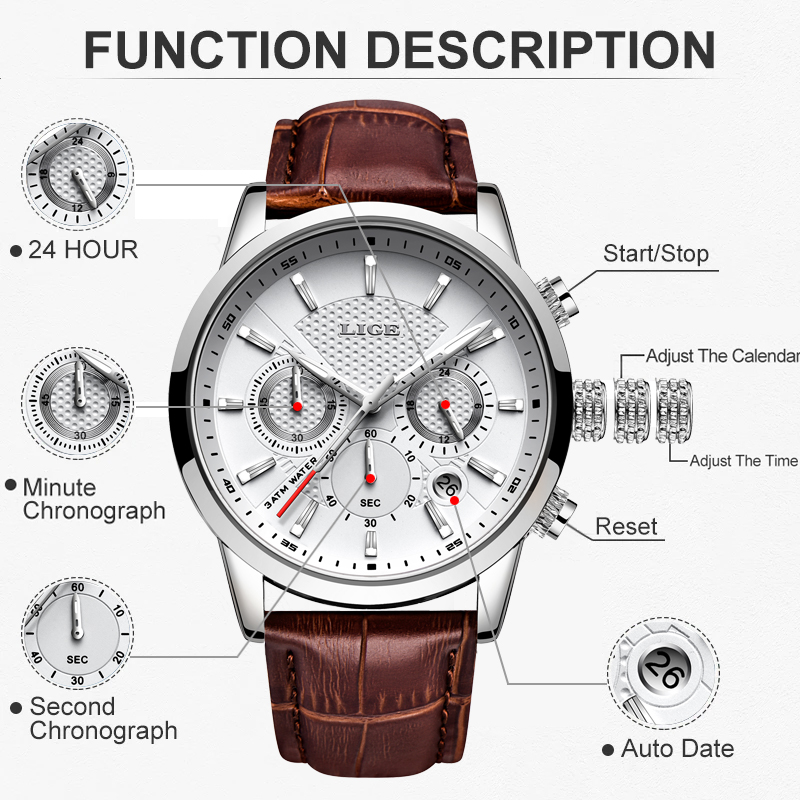 Relógio masculino de luxo da m - Luxury Watch Holder For Men avaliação e preço