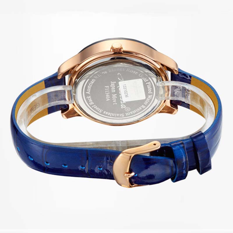 Melissa-Relógio Feminino Compl - Luxury Watch Leather Strap avaliação e preço