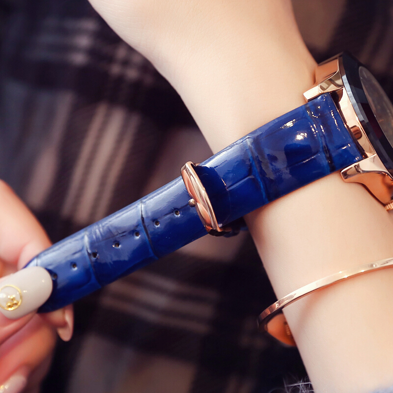 Melissa-Relógio Feminino Compl - Luxury Watch Leather Strap avaliação e preço