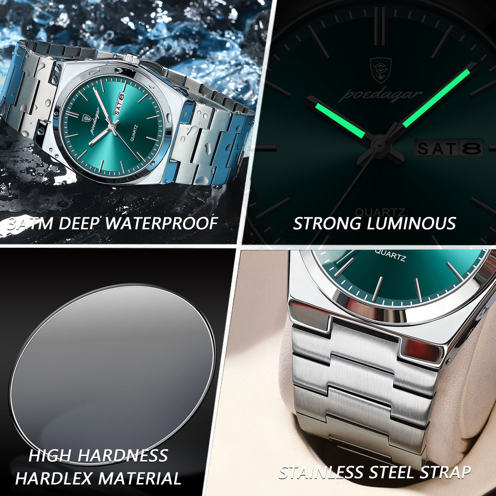 Poedagar original relógios mas - Luxury Watch Organizer For Men avaliação e preço