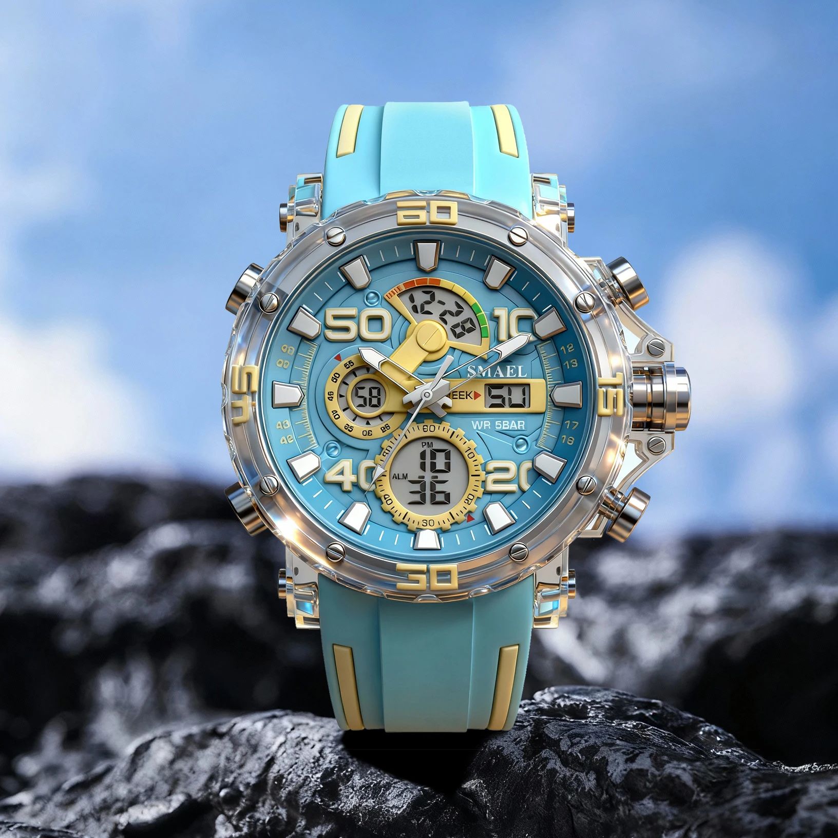 Relógios militares relógio mas - Diver Watch 300M avaliação e preço