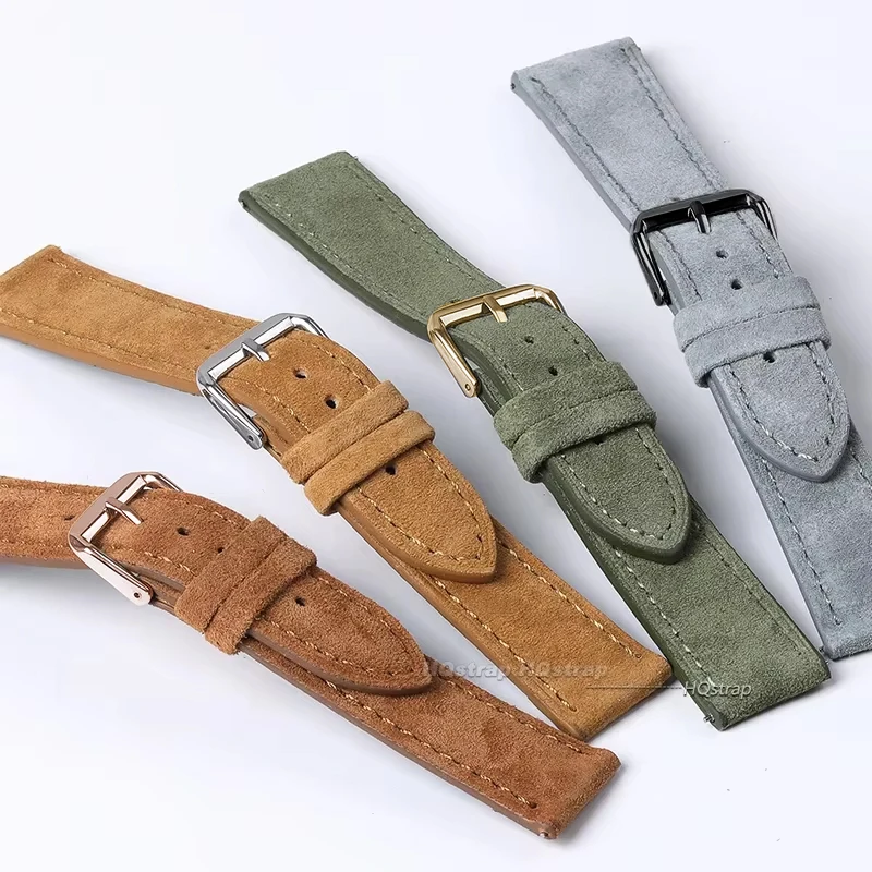 Camurça pulseira de couro genu - Luxury Watch Jaeger Lecoultre avaliação e preço